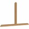 Ekena Millwork Portland Timber Gable Bracket, Western Red Cedar, 84"W x 49"H x 3 1/2"D x 3 1/2"F, 14/12 Pitch GBW084X49X0404POR00SWR - alternate 5
